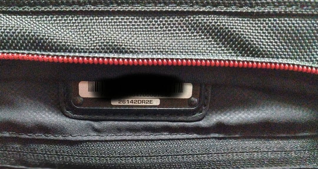 Tumi Japan Limited Briefcase Black/Red 30cm x 40cm x 25cm Used