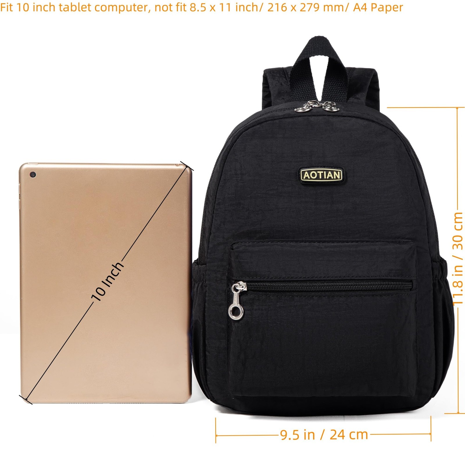 Mini Lightweight 11.8 Inch Backpack Durable Travel Hiking Women and Girls Sma…