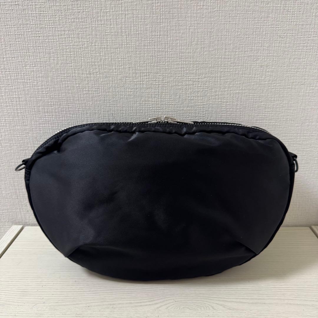 Authentic Yoshida Kaban PORTER TANKER Shoulder Bag Black 9.4in Near Mint
