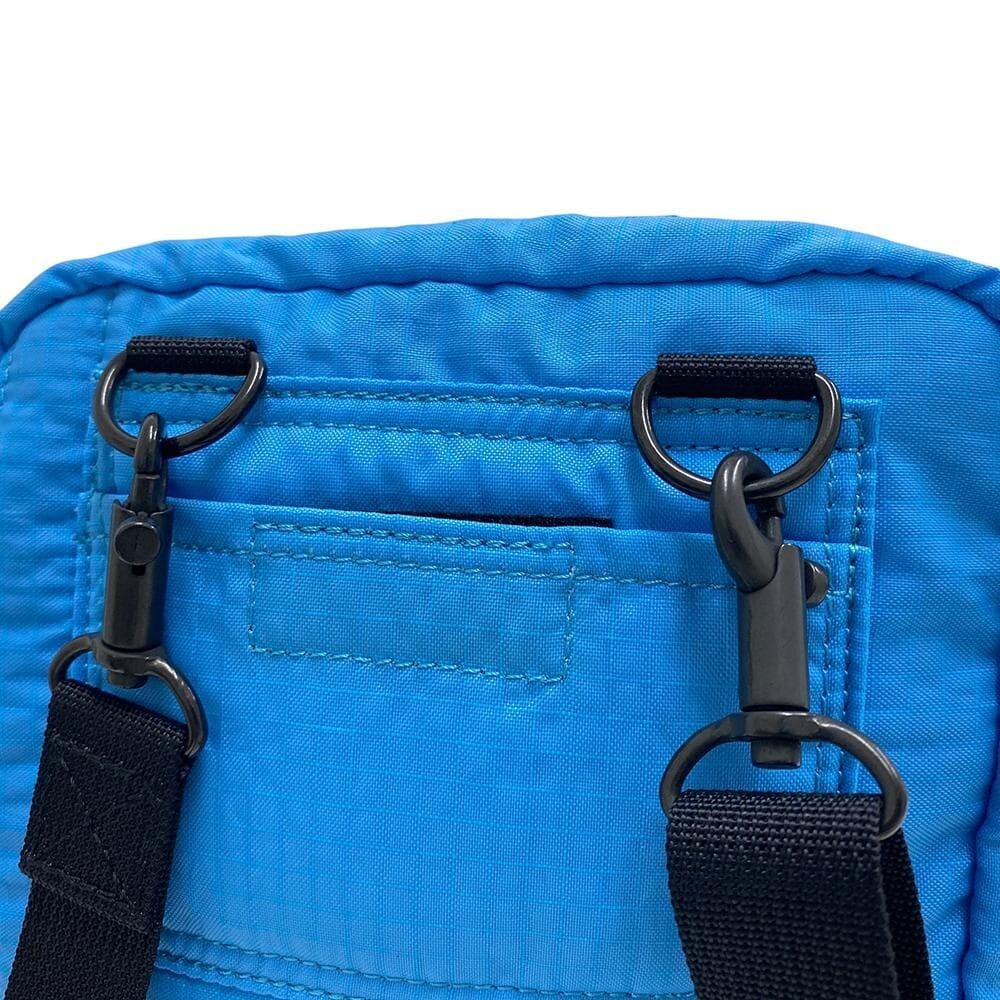 PORTER Mini Shoulder Bag Blue Nylon Vintage Crossbody Zip Japan Rare 17cm 130cm