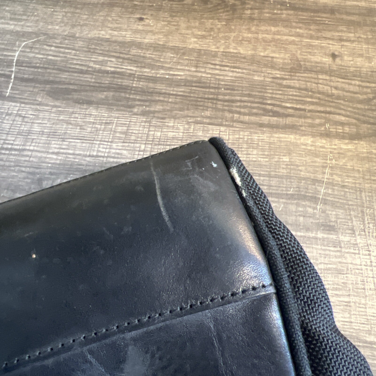 Glaser Designs San Francisco Leather Briefcase Laptop Bag Carry On Luggage