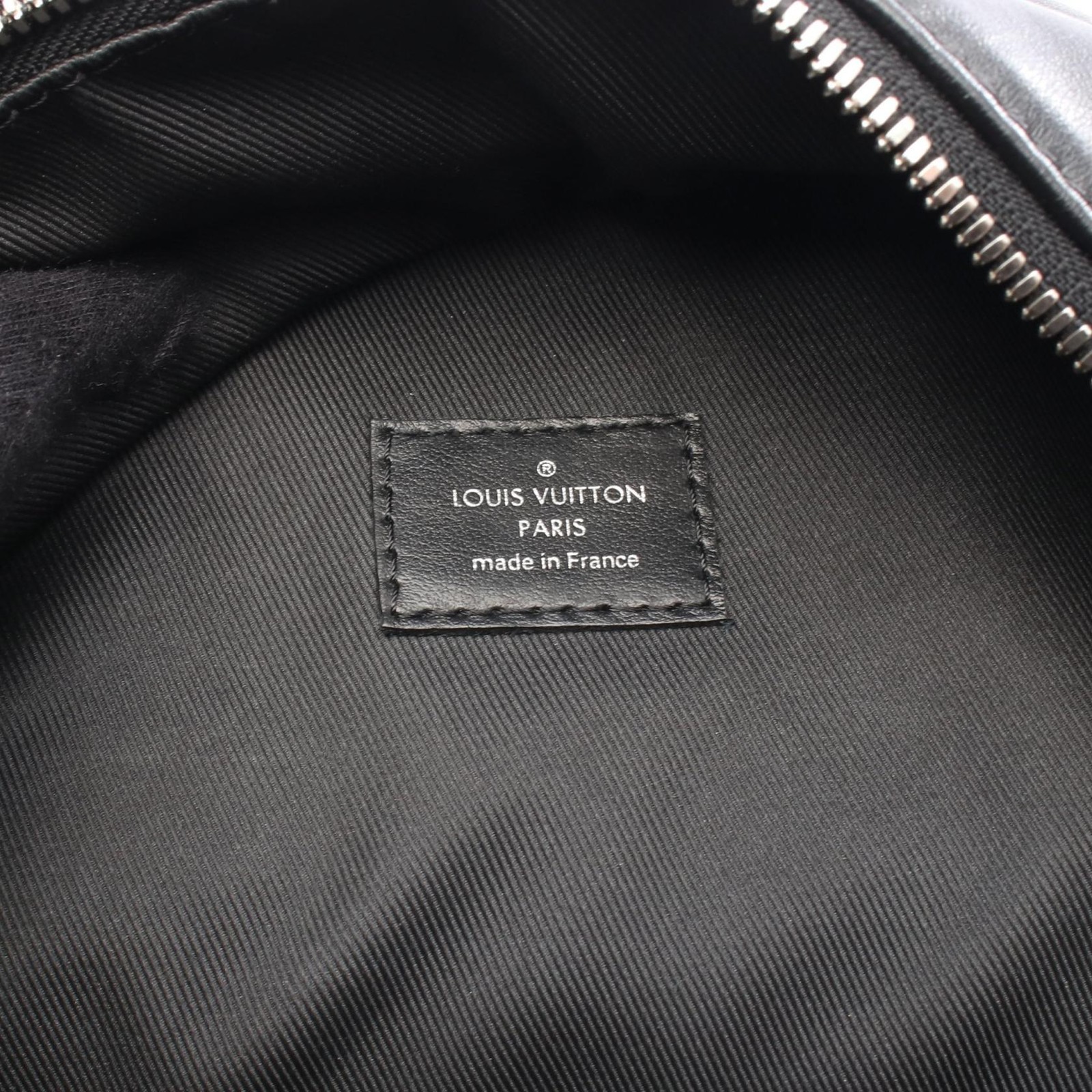 Louis Vuitton Josh NV Backpack Black PVC Canvas Leather Used 39cm