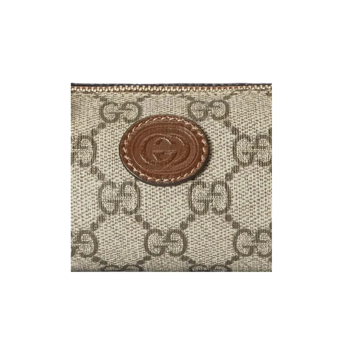 GUCCI Interlocking G Pendant Canvas Bag Handbag Mini Men’s 4.7×2.4×2.4 in