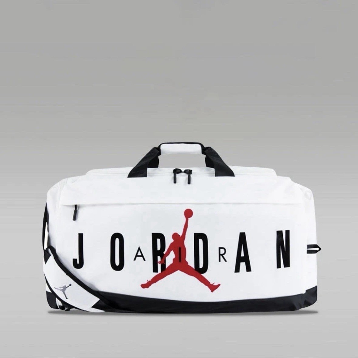 Air Jordan Velocity Duffle Bag 46L White Black Red Sz S (SM0920 001)