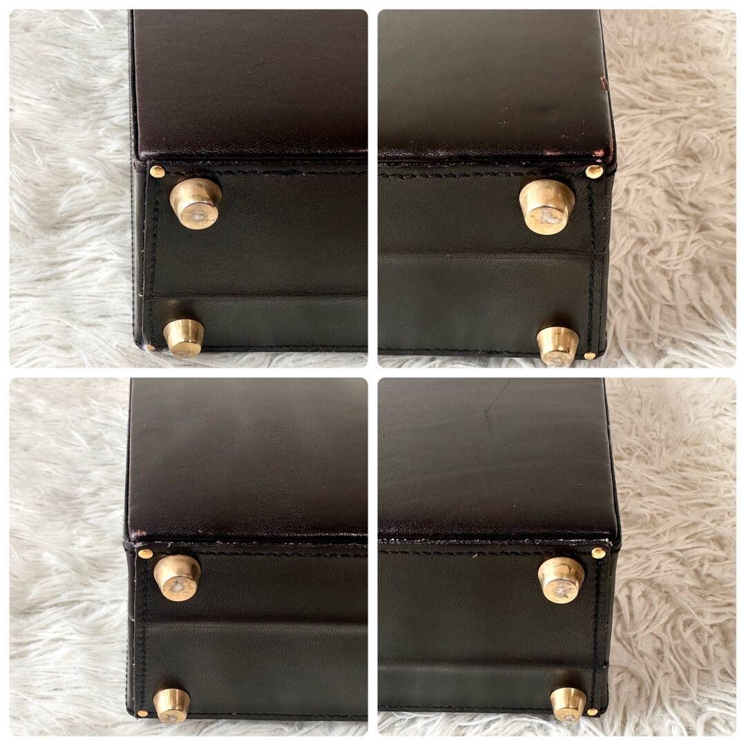 Bally Intrecciato Leather Pilot Case Black Gold Lock A4 PC Briefcase Italy
