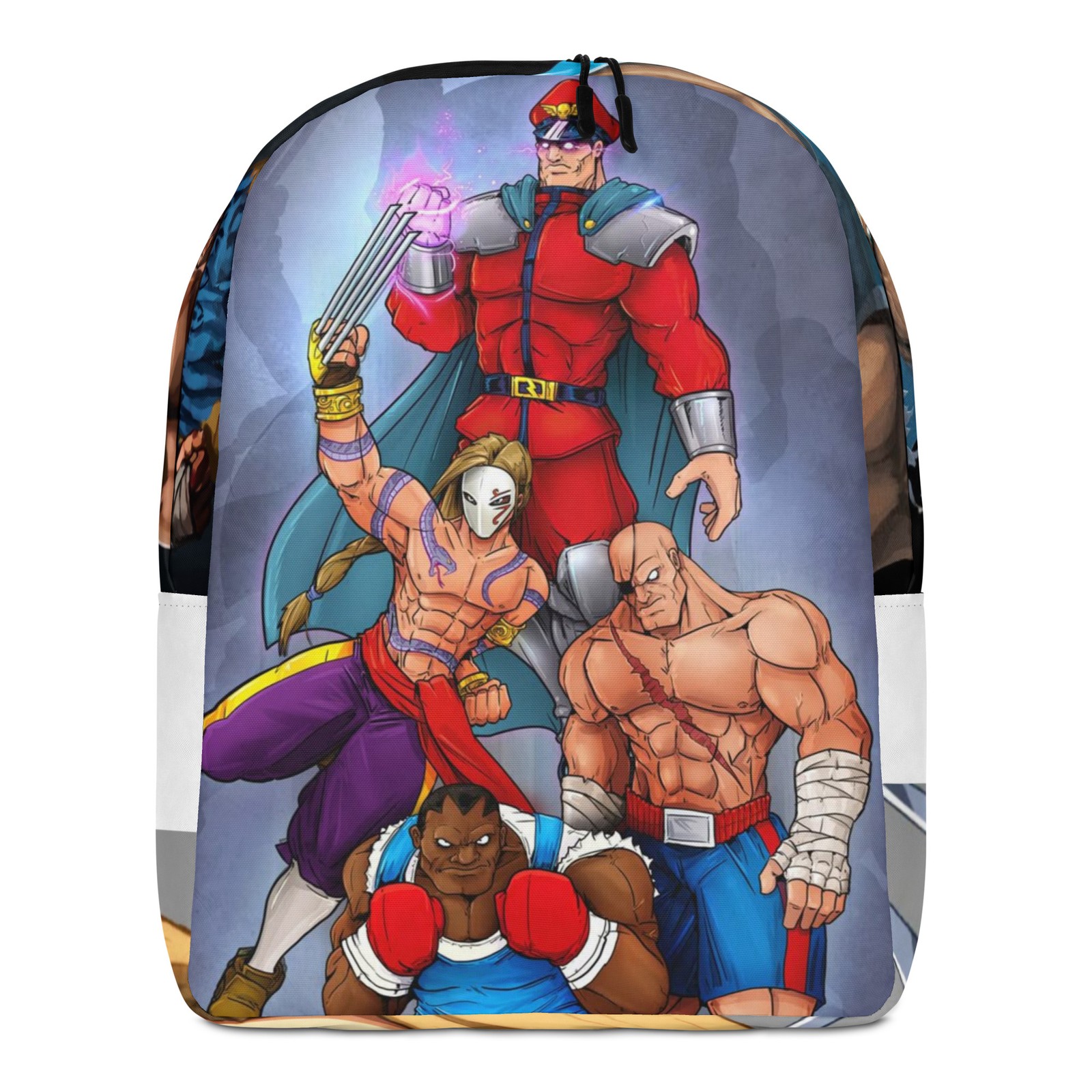 Four Heavenly Kings Street Fighter Backpack, Minimalist Backpack For Gamers
