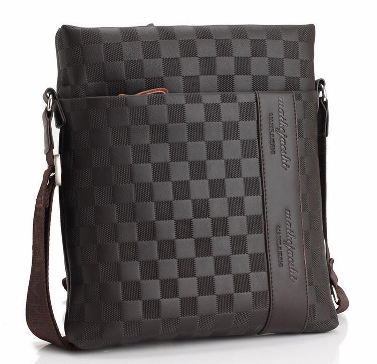 Fashion Men’s Leather Messenger Bag Crossbody Shoulder Bags Business Satchel