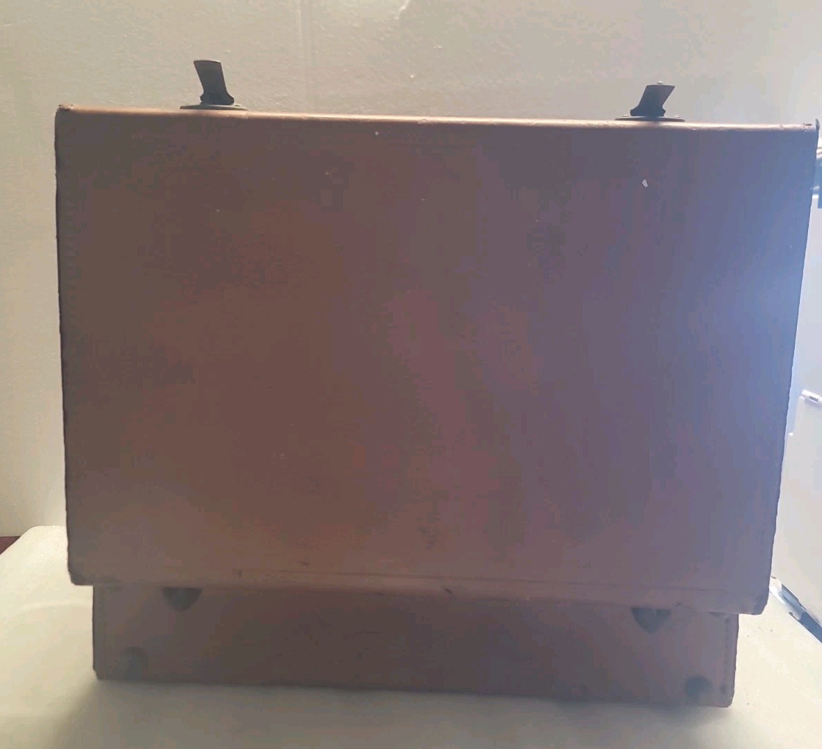 VTG RARE Schel Craft De Buff Briefcase Cowhide