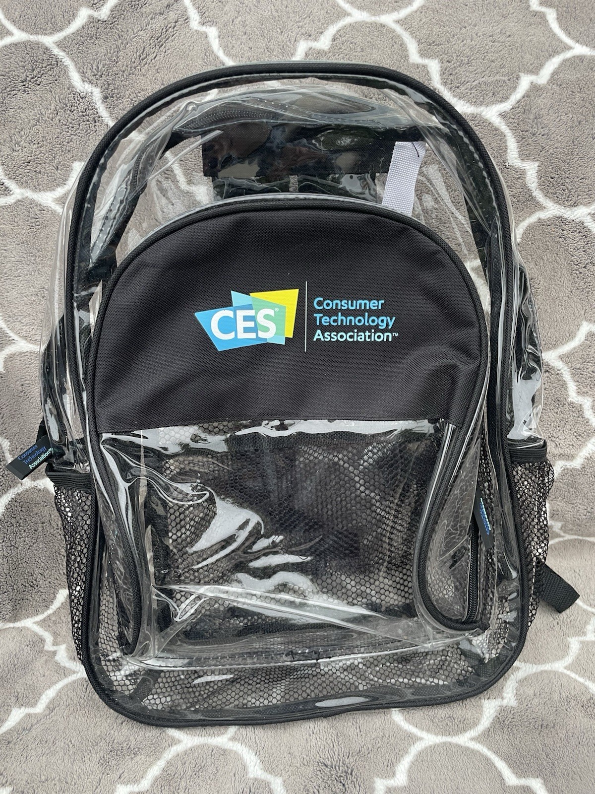 Official International CES Las Vegas Show Backpack Consumer Electronic Clear