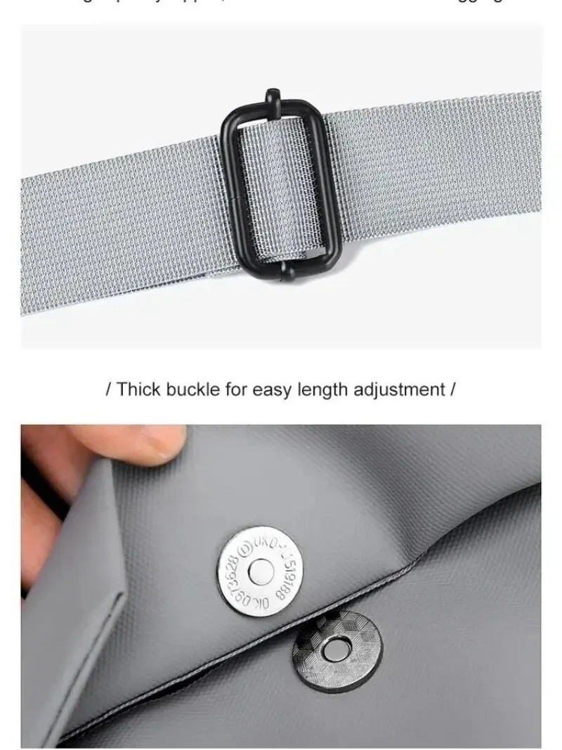 Men’s Chest Bag Simple Trend Multifunctional Messenger Bag Shoulder Bag