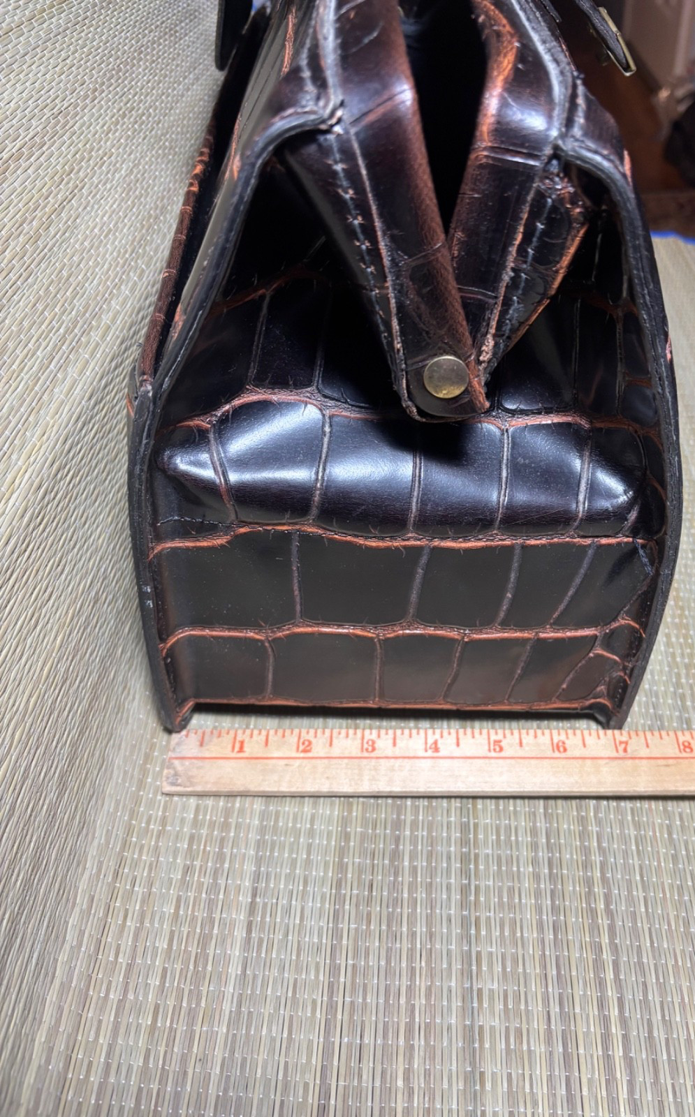 NEW Flying Horse Leather Doctor Bag Pharmacia & Upjohn, 2 keys,+Stethoscope NOS