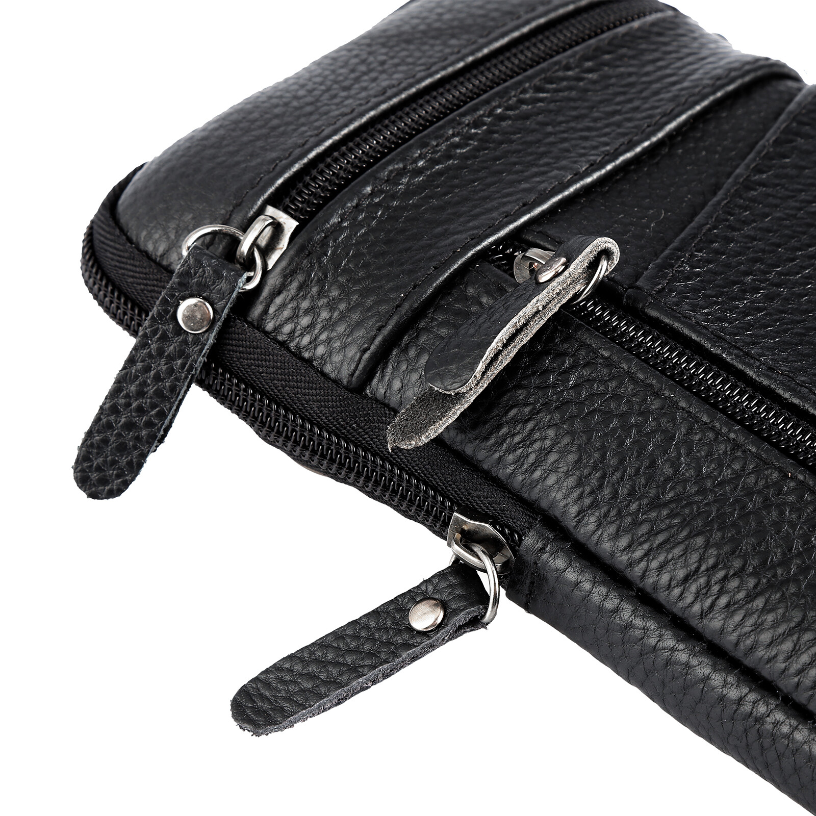 Men Women Leather Fashion Belt Bag Phone Shoulder Crossbody Waist Pack Handbag