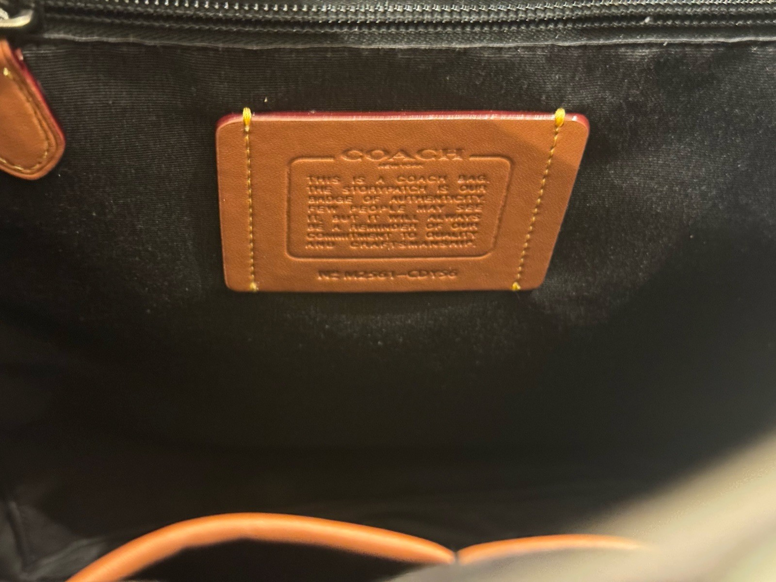 NWT Coach Finn Backpack In Loved Signature Canvas Gunmetal/Brown CDY56
