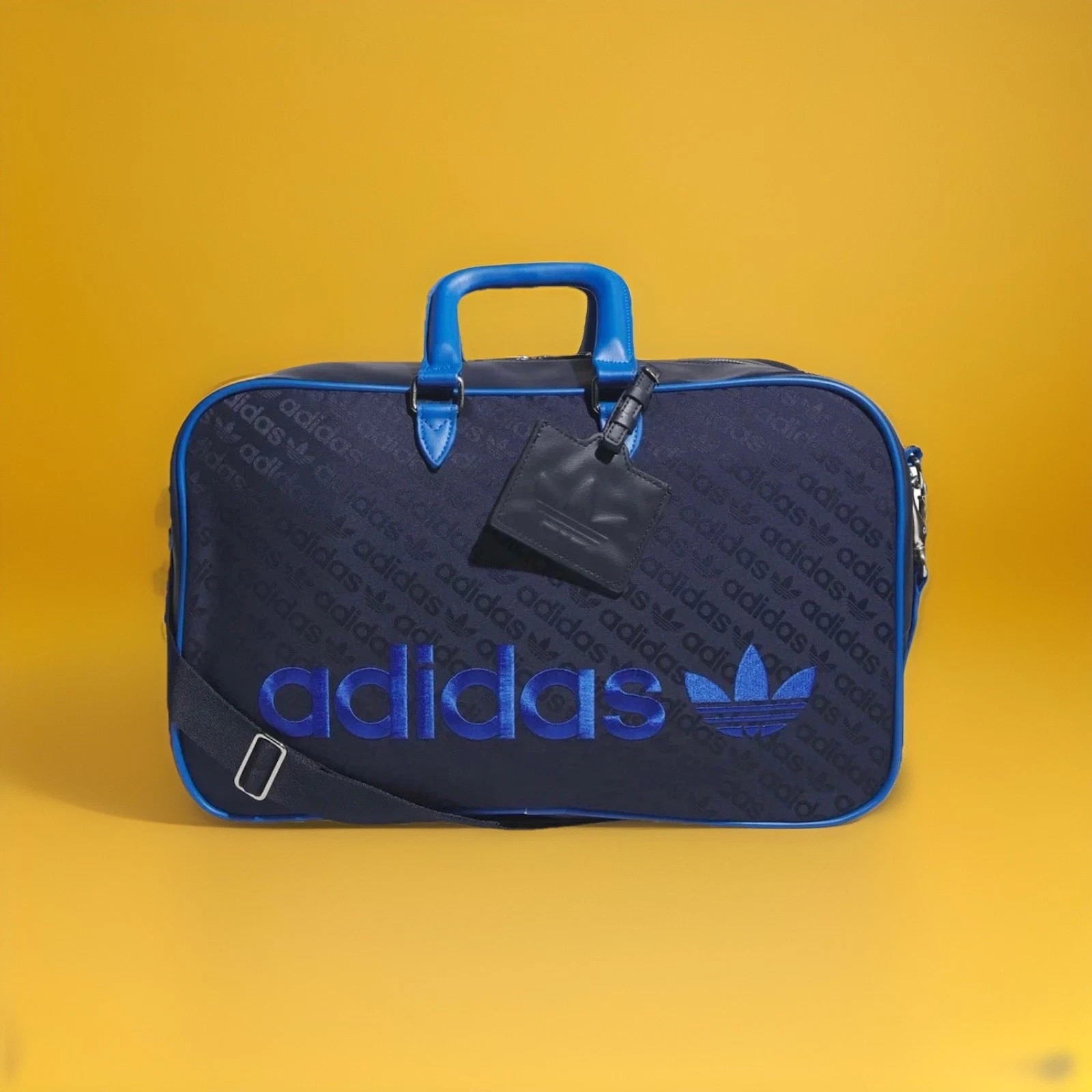 Adidas Originals Holdall Golf Sport Boston Bag Indigo Blue Rare Jd6638