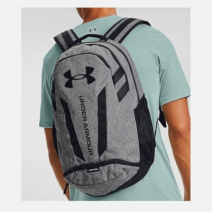 Under Armour Hustle 5.0 Storm Backpack 1361176 School Laptop UA Book Bag