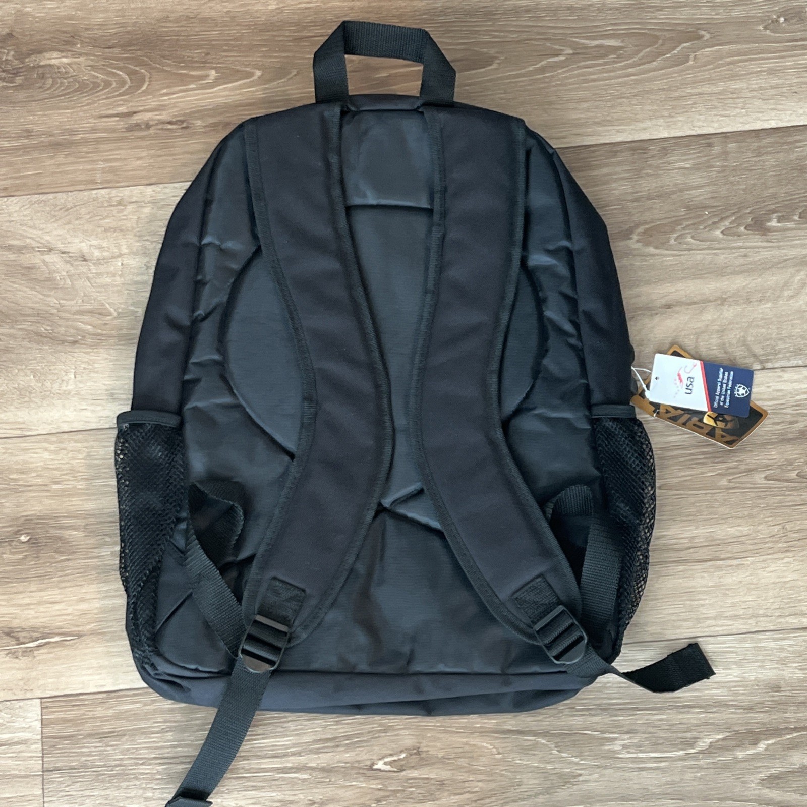 Ariat Logo Backpack Bag Black Cordura 2 Strap w/ Cavender’s Embroidered Branding