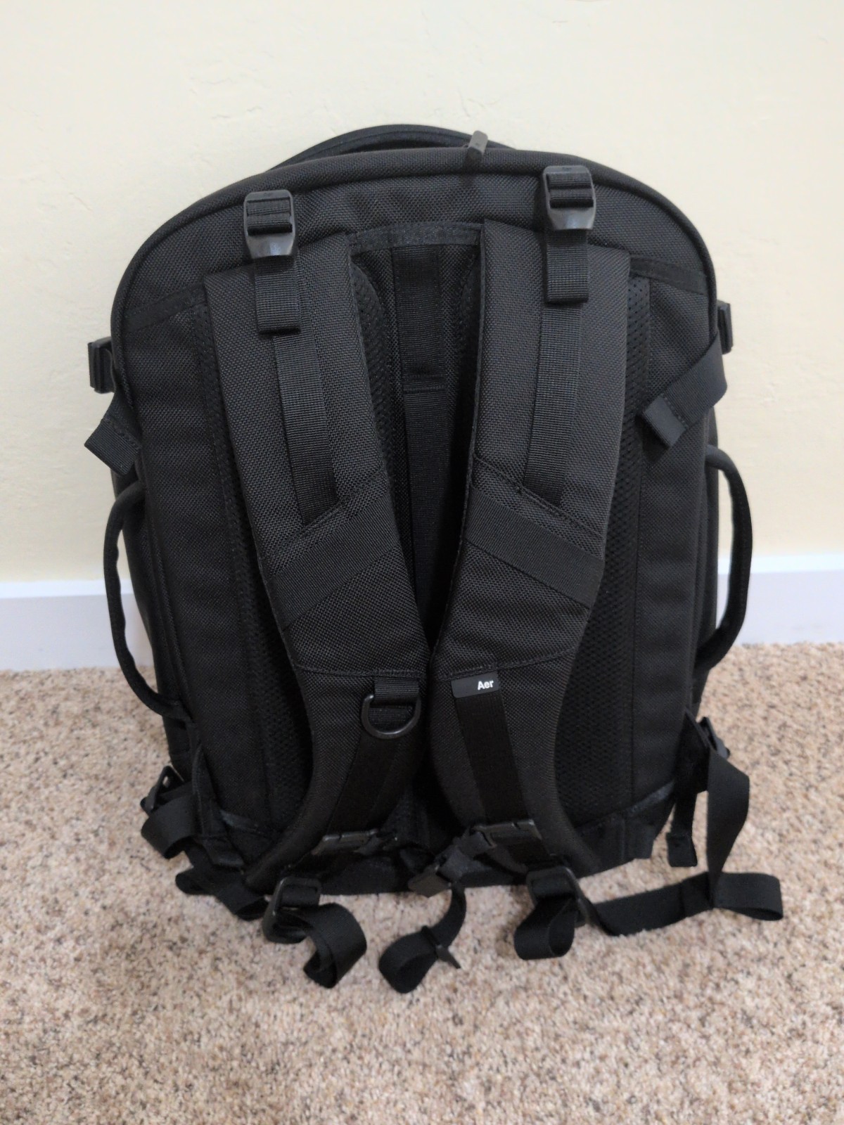 Aer Travel Pack 3 Small Backpack 28L BLACK AER-21033 Bag 1680D Cordura Nylon