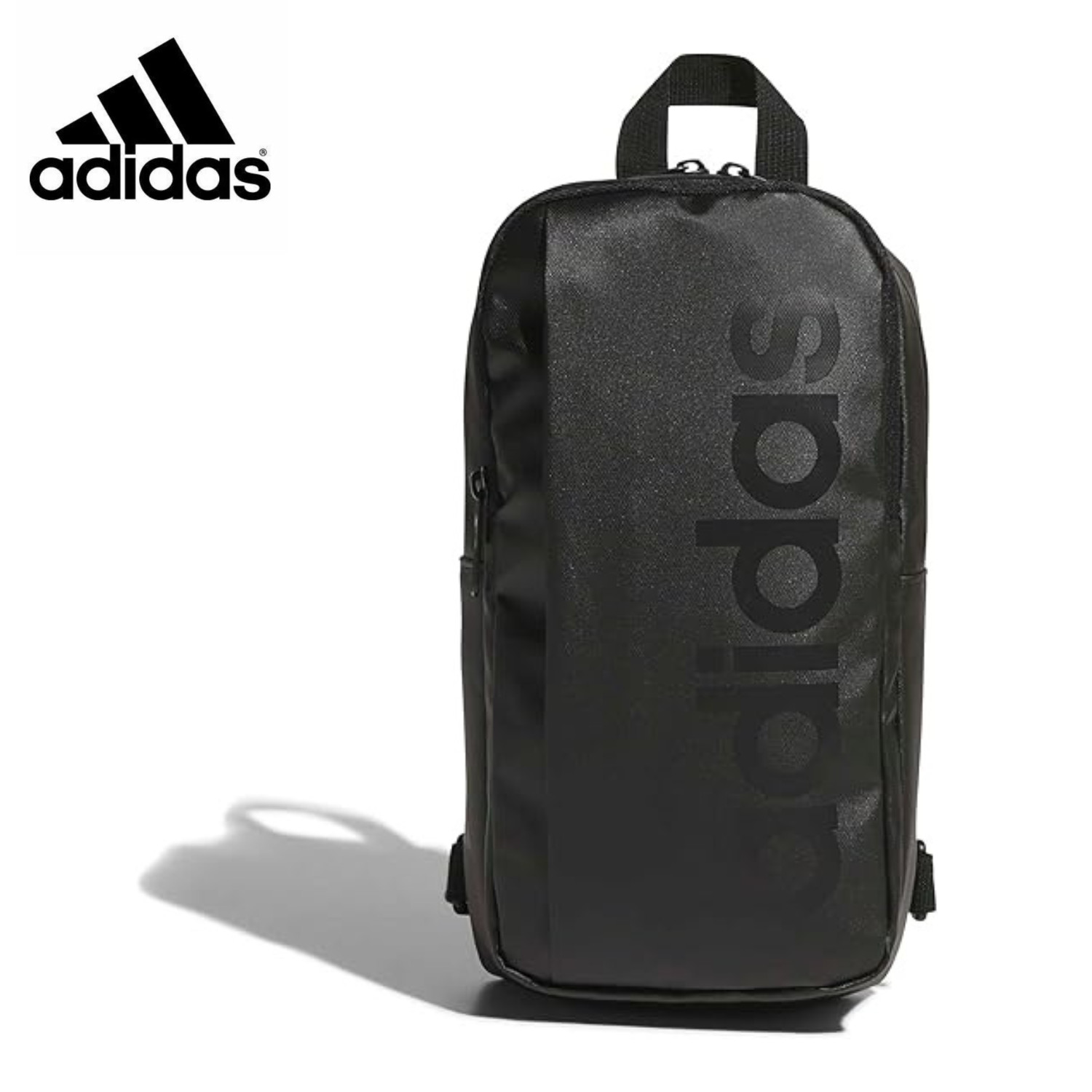 Adidas Linear Sling Bag Crossbody Backpack Black Unisex Sport Gym Shoulder TK961