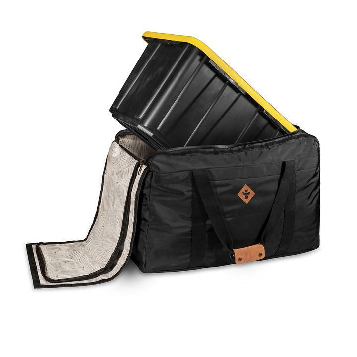 Revelry HANDLER Smell Proof Bin Bag 27 Gallon Duffle BLACK Water Resistant