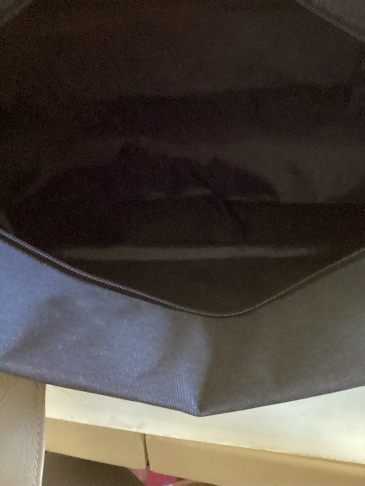 John Varvatos Navy Gray Large Duffle Bag for Men Double Handles NEW WITH TAG