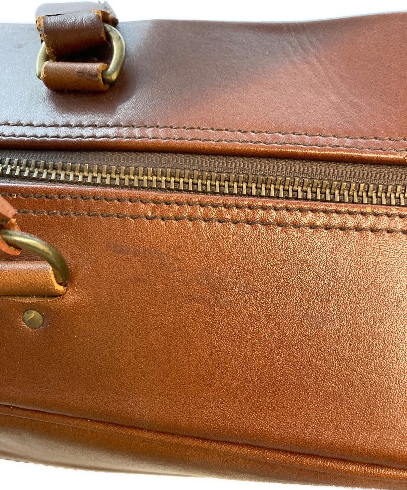 tanner krolle Boston bag Brown Leather Men Duffle bag Large capacity