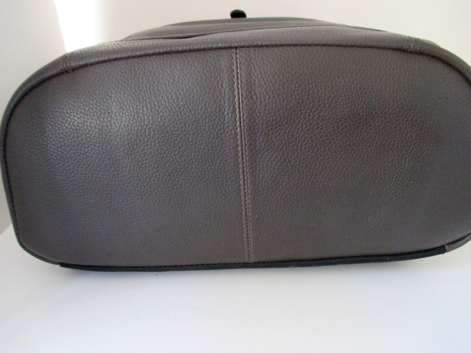 Cole Haan Leather Packpack Large Chocolate Brown Magnetic Close