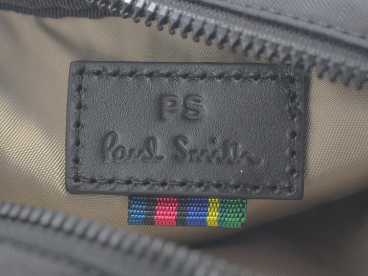 PS Paul Smith Shoulder Bag Nylon Black Zebra Crossbody Bag GL024025