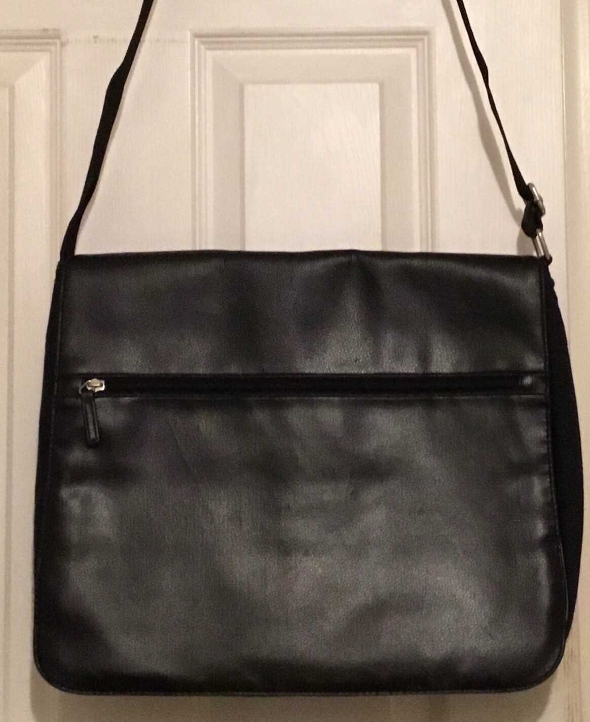Joseph Abboud Black Messenger Bag