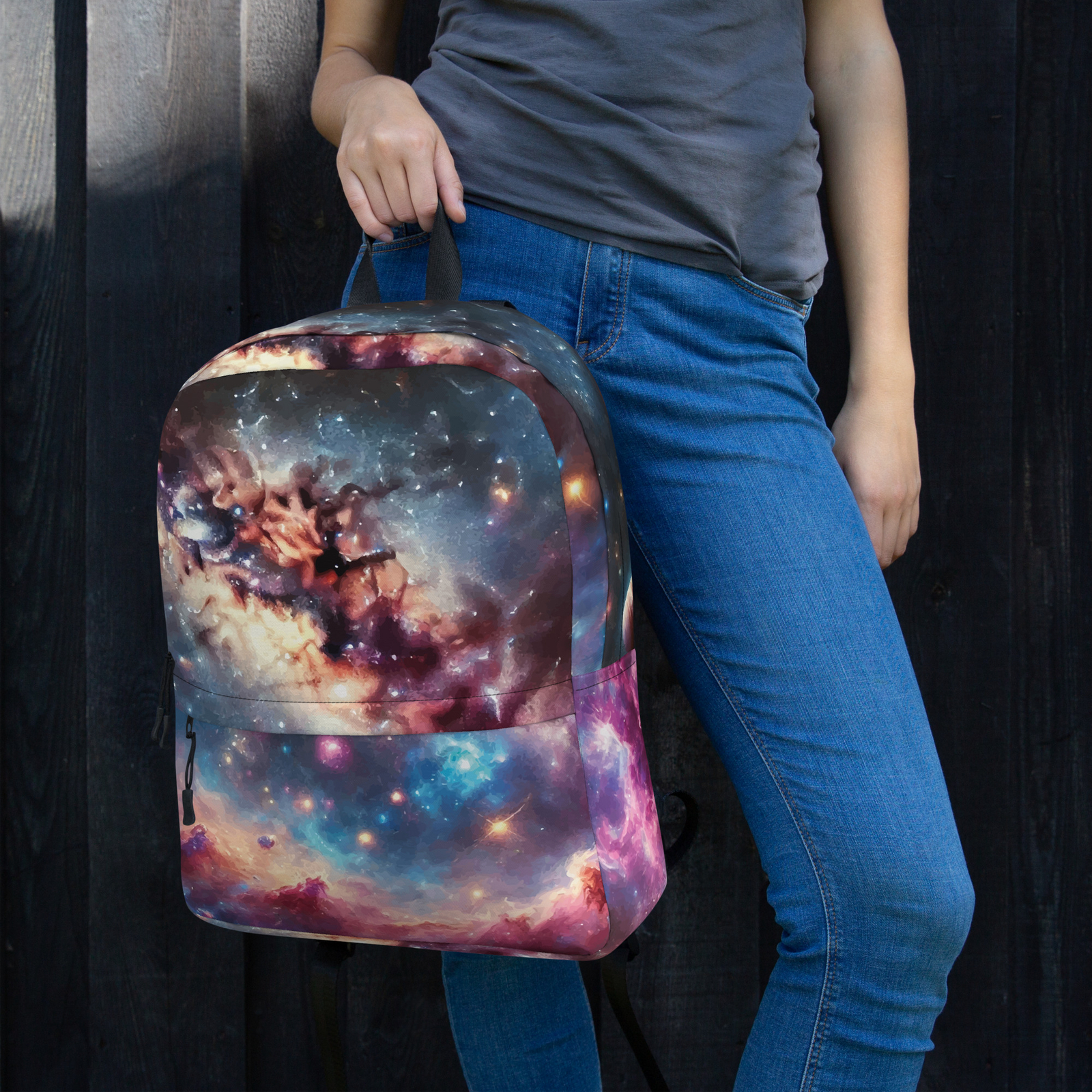 Enter the Nebula All-Over Print Backpack