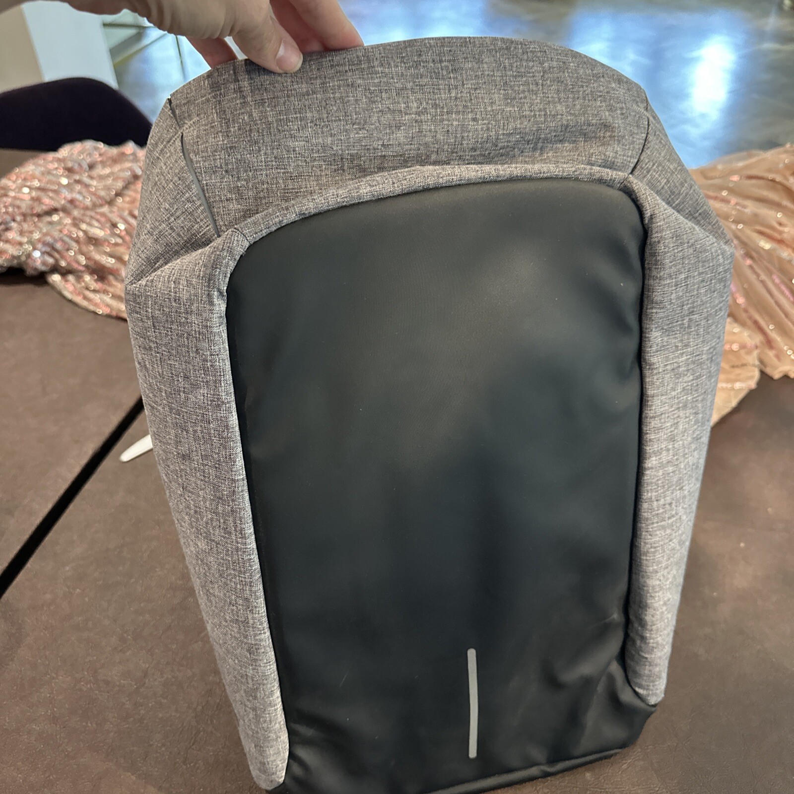 XD Design Bobby Anti Theft Backpack in Black and Gray New With Marking FAST Ship
