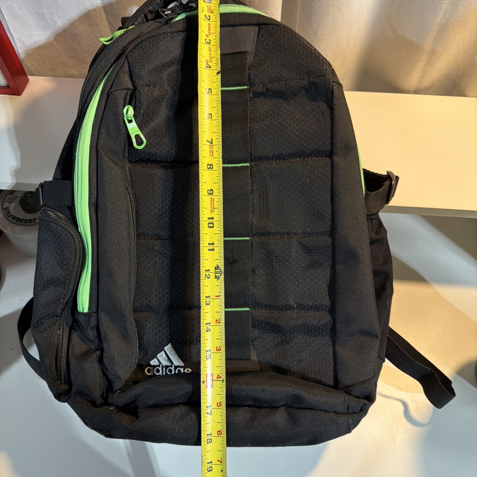 Adidas Black Backpack Load Spring Multi Pocket Laptop Tablet Sport Compatible