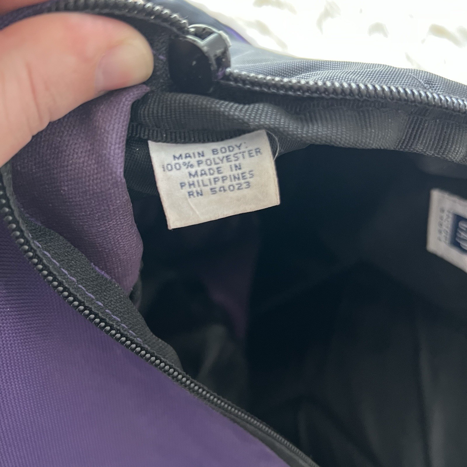 Vintage Y2K Gap Sling One Shoulder Purple Utility Cargo Backpack 2001