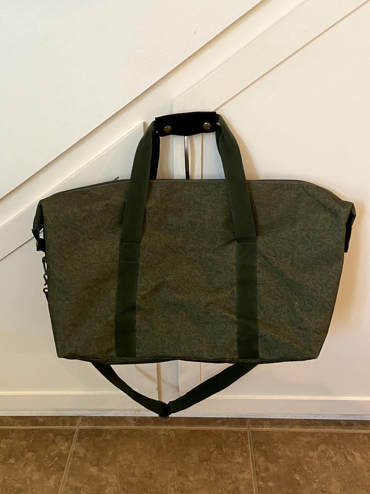 Obey Brand Hunter Green Duffel Bag