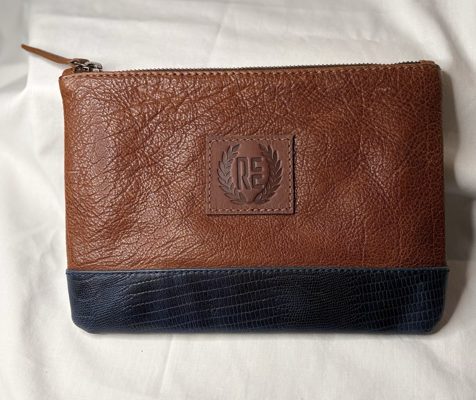 F.H. Wadsworth Leather Clutch/Pouch