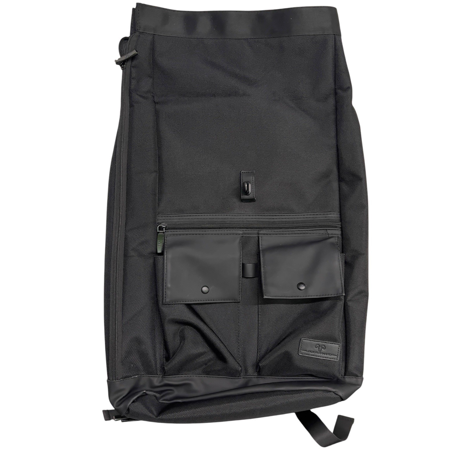 Jack Abraham’s Black Roll Top Backpack Laptop Travel Commuter Waterproof