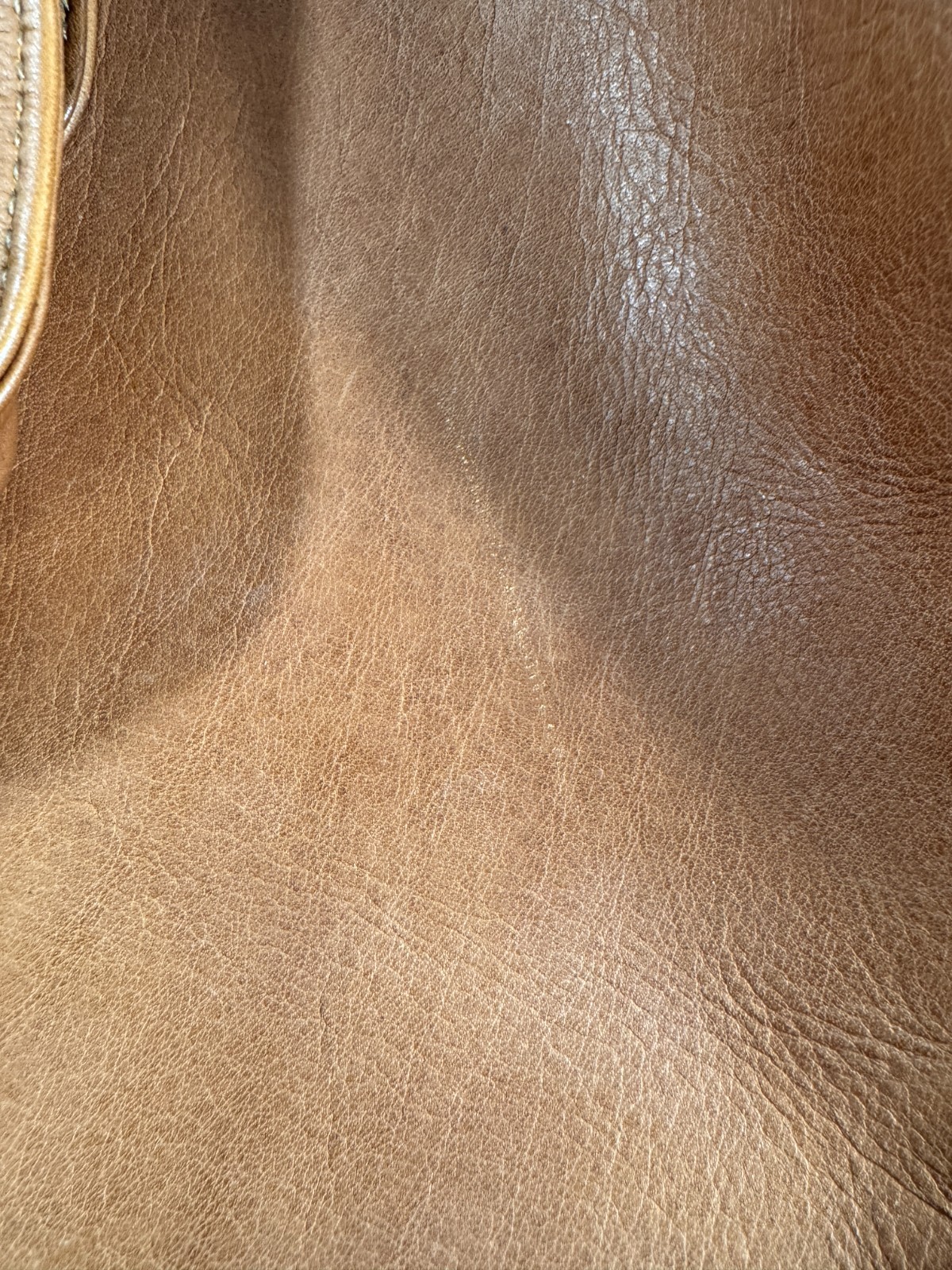 Vintage Cognac Leather Briefcase Messenger Bag Made in Colombia Multi Pocket Lap