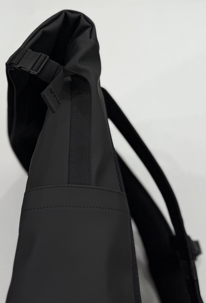 Tommy Hilfiger Men’s Rolltop Backpack, Black, One Size