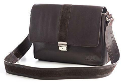 Avallone Genuine Leather Messenger Bag