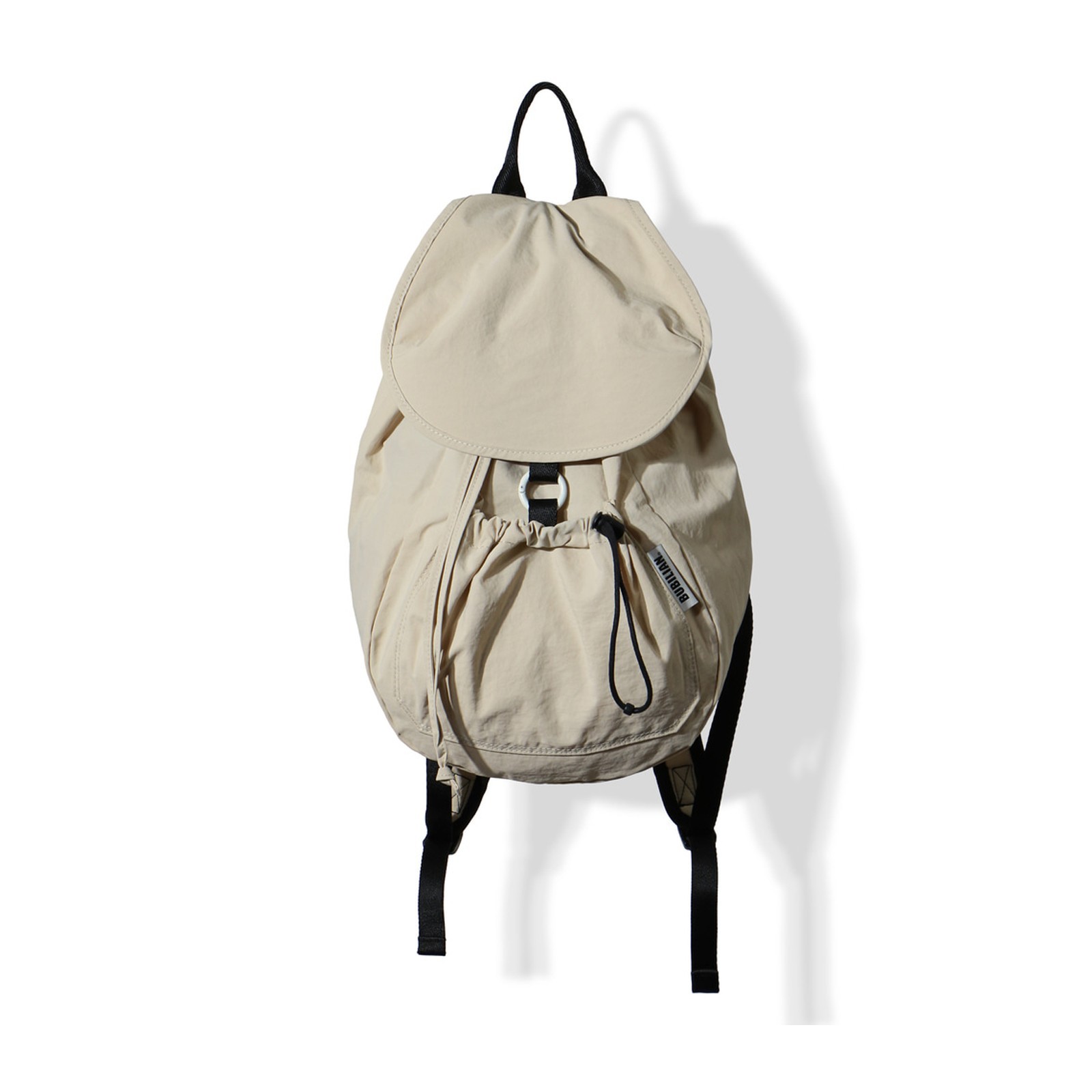 BUBILIAN Dewdrop Backpack | Beige & White | Unisex School | Travel Bag | Korea