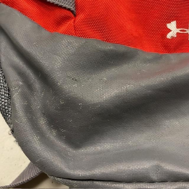 Under Armour Storm1 Backpack Red Gray HeatGear School Gym Sports Book Bag