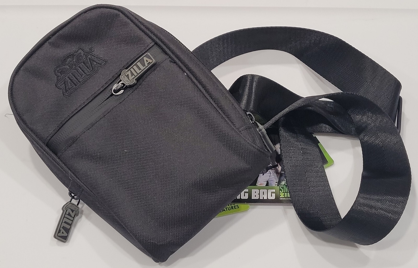 SmokeZilla Smell Proof Over The Shoulder Sling Bag Cross Body Stash NEW