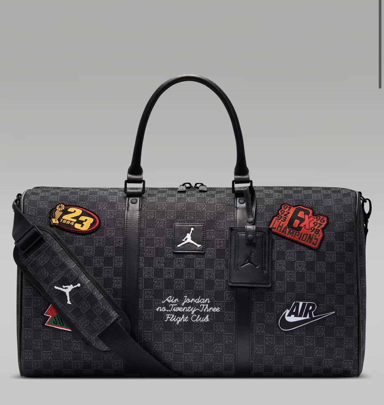 Nike Air Jordan Monogram Duffel Bag MM9157-023 Black