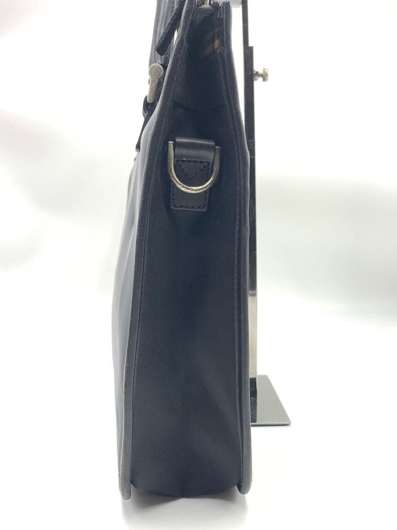 Burberry Black Nylon Nova Check Business Bag Men’s Briefcase Large 42cm 30cm