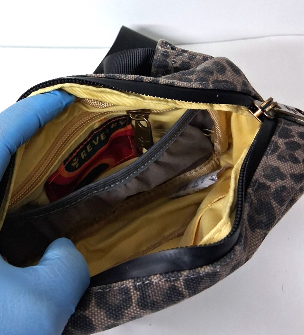 Revelry Companion Smell Proof Water Resistant Carbon Lined Fanny Pack Cheeta
