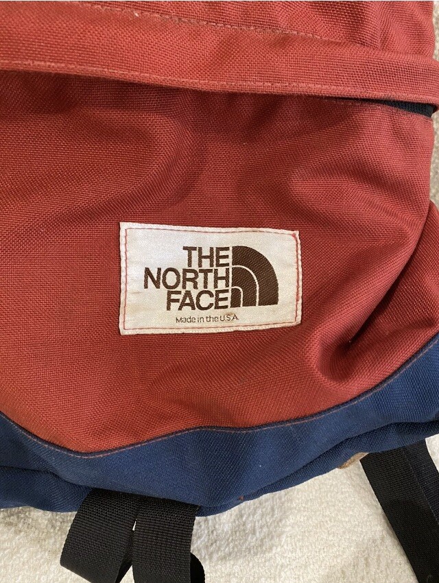 Vintage North Face Teardrop Backpack Brown Label USA Made Mint Condition