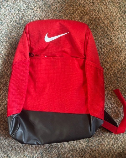 Nike Brasilia 9.5 Training Backpack 24L (Medium) DH7709-410 Red New w/Tags