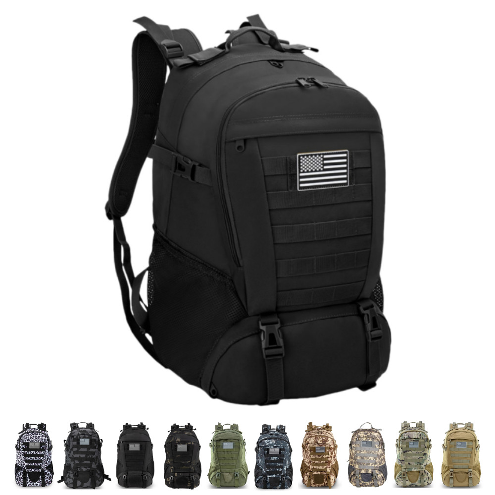 Jueachy Tactical Backpack Men Hiking Pack Molle Rucksack Waterproof 30L Bag