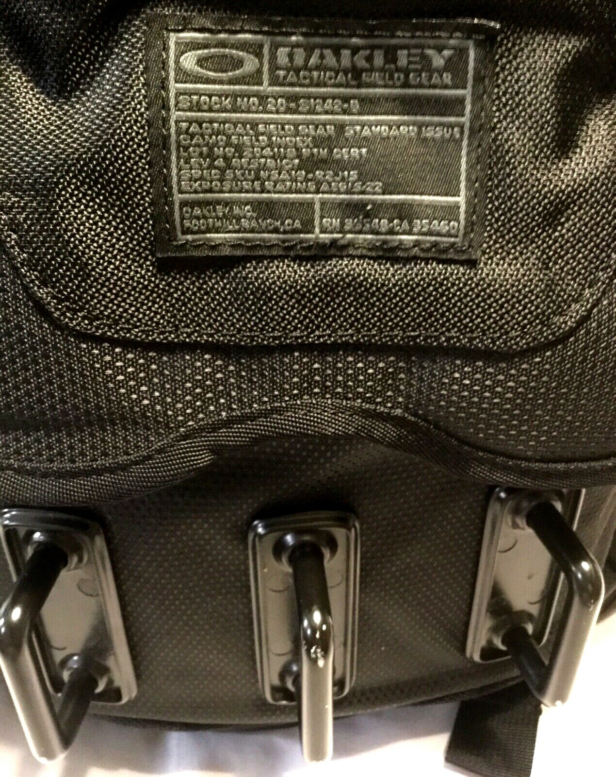 OAKLEY KITCHEN SINK BACKPACK 34L Stealth Black Tactical Field Gear Day Pack Bag