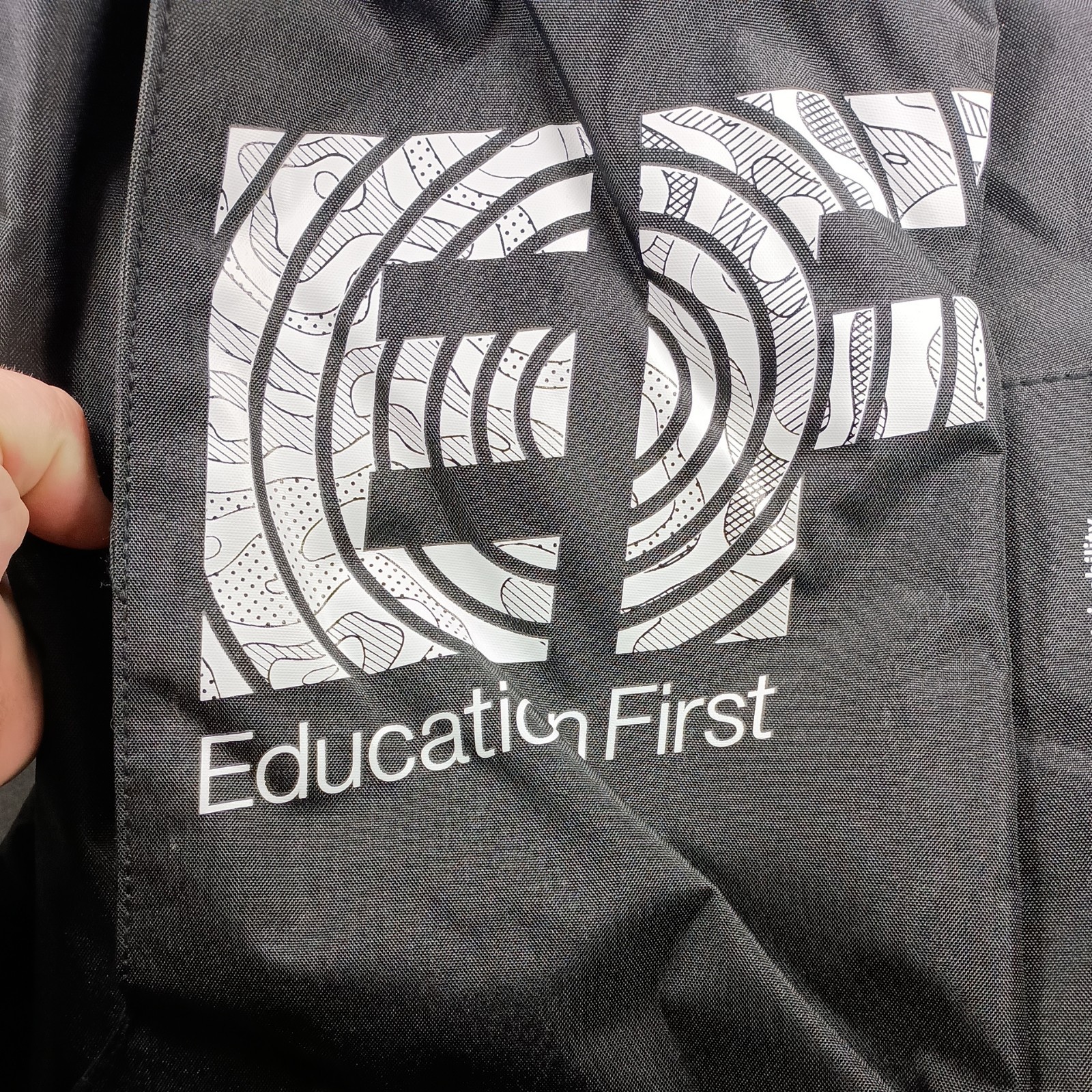 Education First (EF) Backpack Black And White. NWT 2025