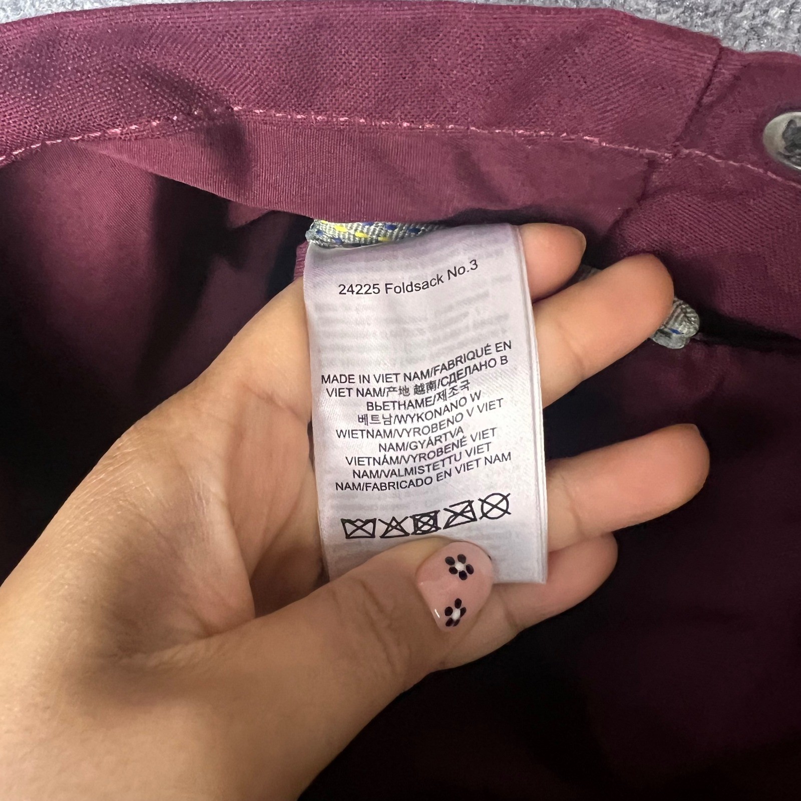 Fjallraven Foldsack No. 3 Shoulder Bag Small Burgundy